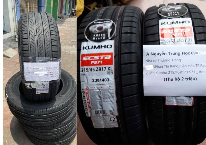 Thanh An Autocare giao lốp xe ô tô
